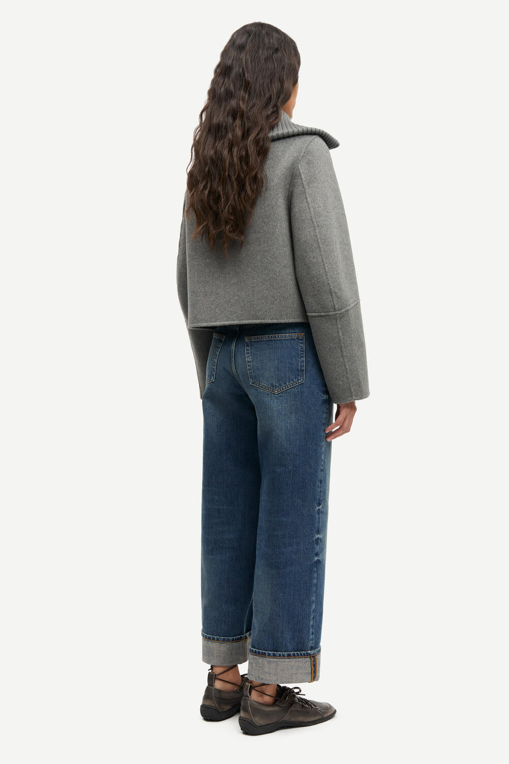 Sacleo jakke - Gun Metal Mel.